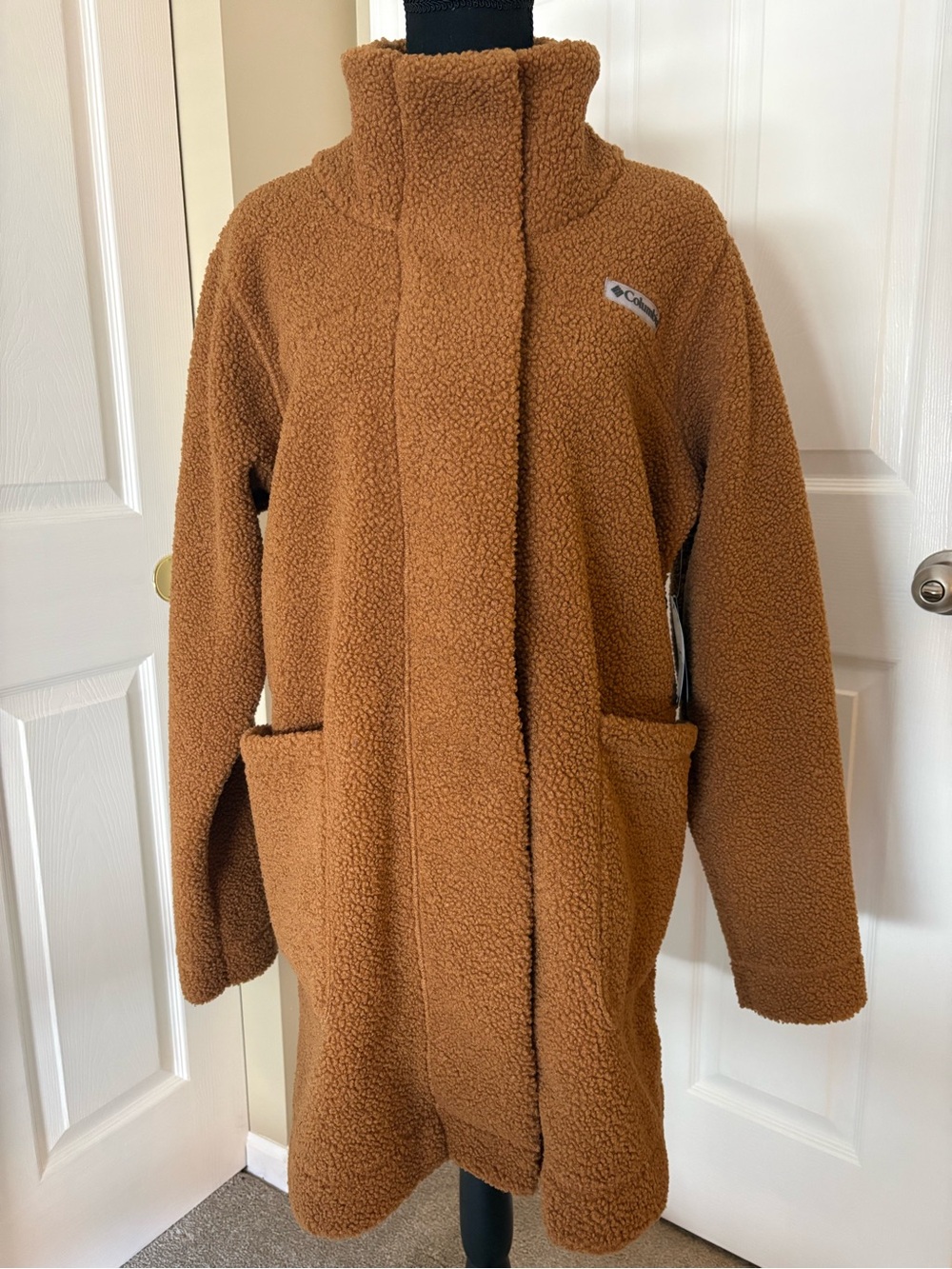Columbia Women's Brown Sherpa Fleece Coat